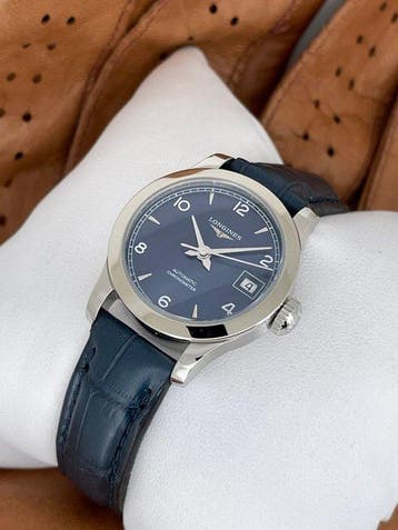 Longines - Record Chronometer 26 Automatic - L2.320.4.96.4 -, Sieraden, Tassen en Uiterlijk, Horloges | Antiek