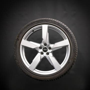 21 inch velgen Audi Q5 Zomerbanden 255/40/21 Origineel, Gebruikt, 255 mm, Banden en Velgen, Personenwagen