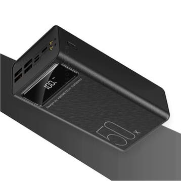 50X Powerbank met 4 Uitvoer/3 Invoer Poorten 50.000mAh -, Verzenden, Nieuw, ASOMETECH