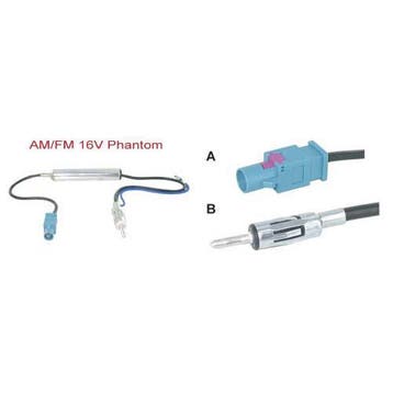 AM/FM 16V Phantom antenne adapter, Verzenden