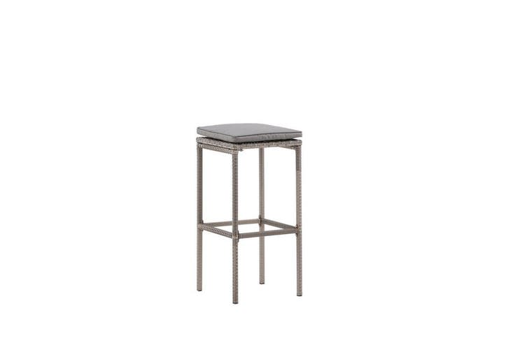 Barkruk Noud - Grijs Wicker - 75cm - The Outsider, Tuin en Terras, Tuinstoelen, Verzenden