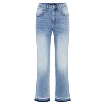 Marc Aurel • blauwe flared jeans • 36, Kleding | Dames, Marc Aurel, Verzenden, Nieuw, Blauw
