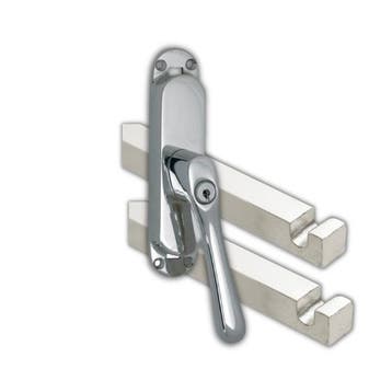 Kruk-espagnolet afsluitbaar Linea rechts glans nikkel, Verzenden, Nieuw