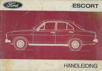 1972 Ford Escort Instructieboekje Handleiding Nederlands!, Verzenden