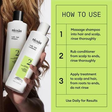 Nioxin System 2 Trial Kit (Shampoo), Verzenden, Nieuw