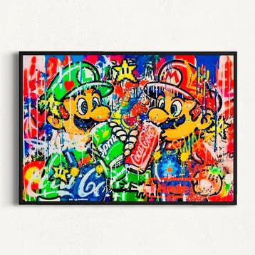 HÖK (1984) - Mario & Luigi Coca-Cola & Sprite - XXL