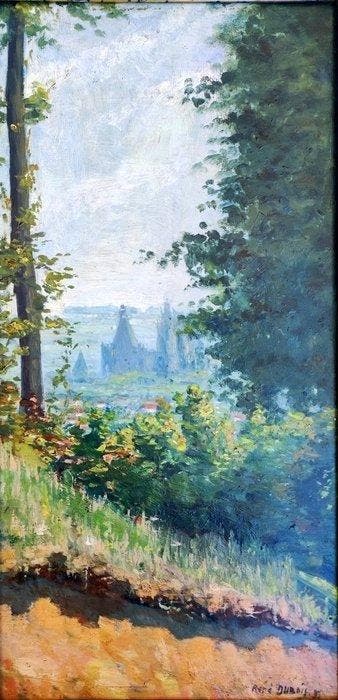 Renè Dubois (1869-1958) - Veduta di città