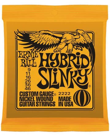 Ernie Ball 2222 Hybrid Slinky elektrische gitaarsnaren .009, Verzenden, Nieuw