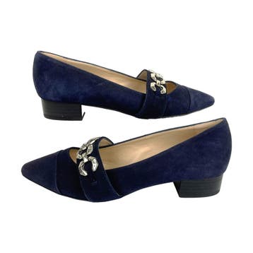 Peter Kaiser - Suède dames pump - Blauw - Maat 35,5/36 (3), Kleding | Dames, Schoenen, Nieuw
