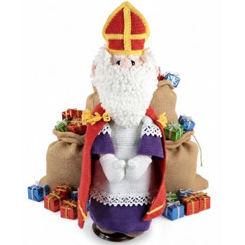 Sinterklaas Haken (74cm hoog) - Haakpret Anja Toonen - Haa, Ophalen of Verzenden, Nieuw