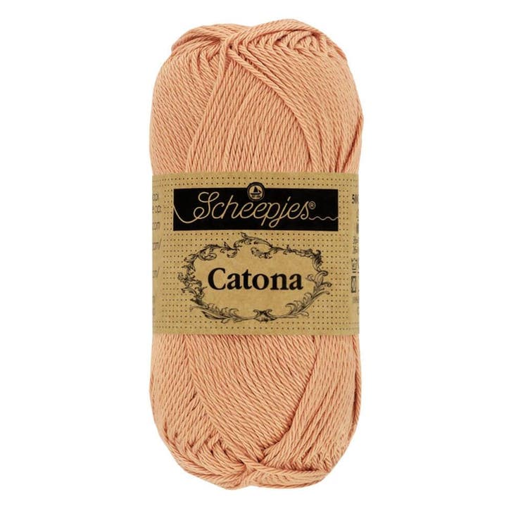 Scheepjes Catona - 10g - 502 Camel - Haakgaren / Breigaren, Hobby en Vrije tijd, Breien en Haken, Breien of Haken, Nieuw, Wol of Garen