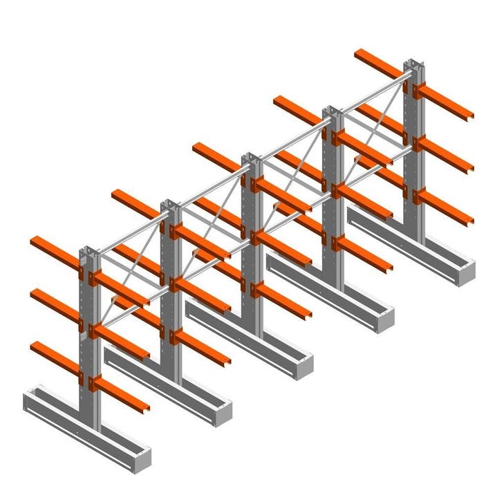 Aanbieding: Voordeelrij medium draagarmstelling IT, Zakelijke goederen, Kantoor en Winkelinrichting | Magazijn, Stelling en Opslag