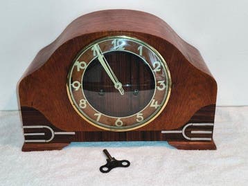 Pendule - Art Deco - Coromandel, Eik - 1930-1940 - Art Deco