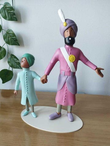 Tintinimaginatio - Tintin - Maharaja y su hijo - Statuette, Nieuw
