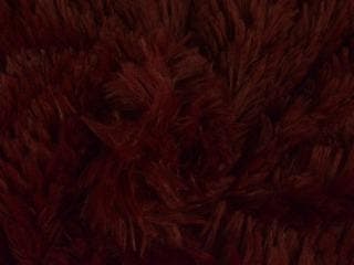 Langharig bont stof – Bordeaux rood, 120 cm of meer, Ophalen of Verzenden, Polyester, Rood