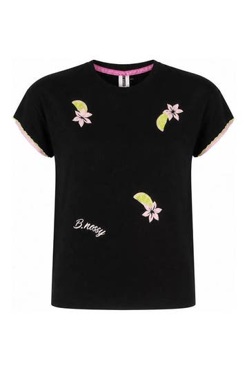 B.nosy T-shirt Meisjes in maat 134 Zwart, Verzenden, Zo goed als nieuw, B.nosy, Jongen of Meisje