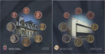 Série complète Benelux Satz mit 8 munten Luxemburg, Belgi., Verzenden