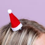 Kerstmuts haarclip met ledverlichting, Diversen, Kerst, Verzenden, Nieuw
