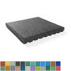 Rubber tegel met EPDM toplaag in diverse RAL kleuren - 75 mm, Tuin en Terras, Verzenden, Nieuw