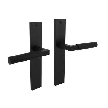 Intersteel Deurkruk Bau-Stil op schild blind - mat zwart, Verzenden, Nieuw