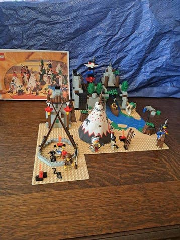 Lego Set - 6763 - Western - Rapid River Village, Nieuw