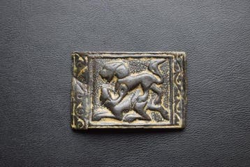 Oud-Romeins, Keizerrijk Brons Oud-Romeinse bronzen riemgesp