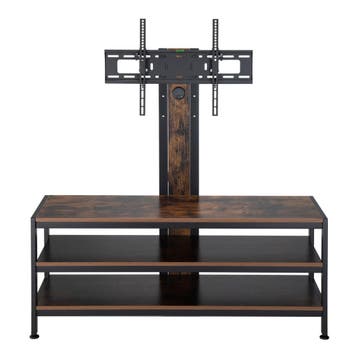 TV-beugel Stockholm met TV meubel 120x40x90/99/108 cm zwart, Huis en Inrichting, Kasten | Dressoirs, Verzenden, Nieuw