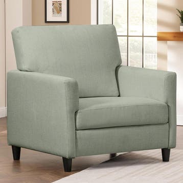 Fauteuil met armleuning - Relaxfauteuil - Relaxstoel - Groen, Verzenden, Zo goed als nieuw