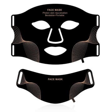 LED Gezichtsmasker met Nek – 7 Kleuren Lichttherapie, Verzenden, Nieuw