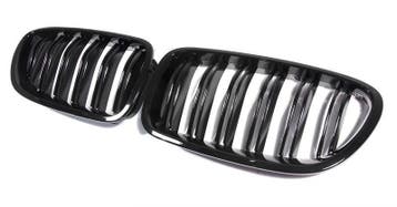 Dubbelspijls Nieren (Gril Set) BMW 5 Serie E60 E61 B2303, Nieuw, Voor, BMW