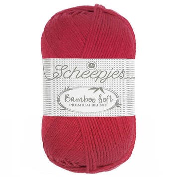 Scheepjes Bamboo Soft - 262 hot berry - Bamboe/Katoen Gare, Ophalen of Verzenden, Nieuw