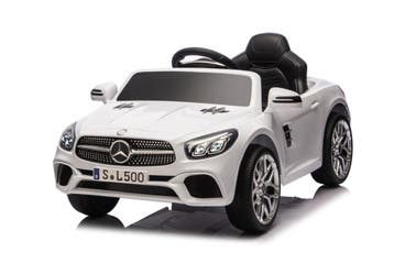 Mercedes SL500, 12 volt elektrische kinderauto met een lithi, Ophalen of Verzenden, Nieuw