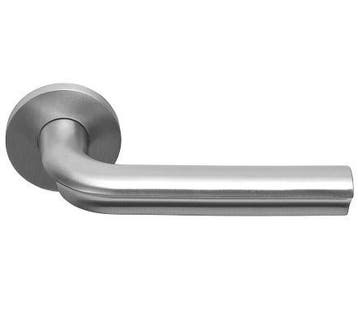 Deurklink David Rockwell ECLIPSE DR100-G op rozet mat rvs, Verzenden, Nieuw