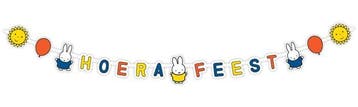 Letterslinger Nijntje Hoera Feest - 2 meter, Ophalen of Verzenden, Nieuw