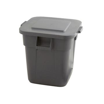 Rubbermaid Vierkante Brute container 151,4 ltr - grijs, Verzenden, Nieuw