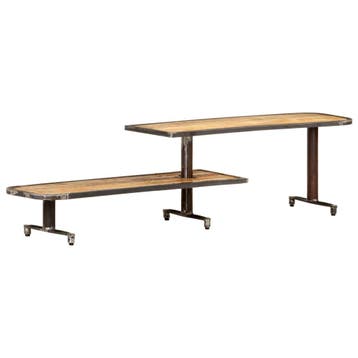 vidaXL Tv-meubel 160x30x40 cm massief mangohout, Huis en Inrichting, Kasten | Televisiemeubels, Verzenden, 150 tot 200 cm, Nieuw