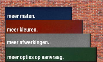 Sectionaaldeur Meer Maten, Kleuren, Afwerkingen, Loopdeur, Ophalen of Verzenden, Nieuw