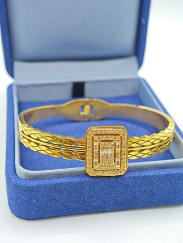Zonder minimumprijs - Armband Zilver, Zilver .925, Verguld, Sieraden, Tassen en Uiterlijk, Armbanden, Nieuw