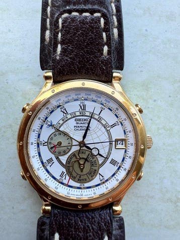Seiko - Seiko Perpetual Calendar 6M13-0010 - 6M13-0010 -