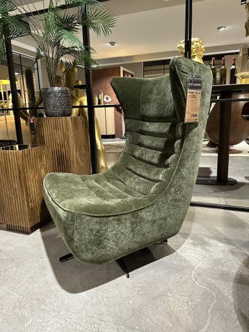 Draaifauteuil dutchz 5001 **SHOWROOMMODEL**, Nieuw, Stof