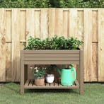 vidaXL Plantenbak verhoogd 110x45x79 cm polypropeen, Kunststof, 100 cm of meer, Verzenden, Nieuw