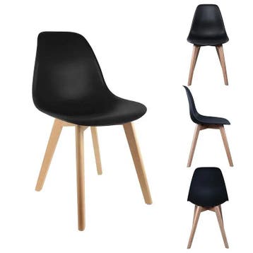 Zwarte Stoelen | Set 2 Stuks | 80cm Hoog | Laatste Stuks!, Huis en Inrichting, Stoelen, Twee, Zwart, Nieuw, Ophalen of Verzenden
