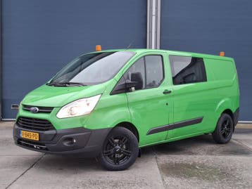 Ford Transit Custom 290 2.0 TDCI L2H1 Trend DC, Stof, Gebruikt, Euro 6, Dealer onderhouden