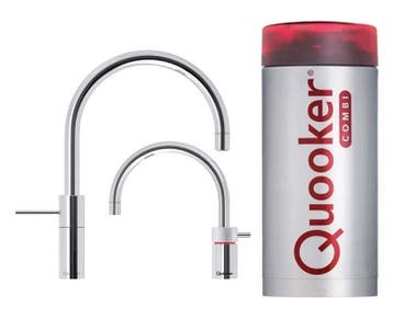 €1375 QUOOKER COMBI NORDIC ROUND TWINTAP CHROOM - 22NRCHR, Ophalen of Verzenden, Nieuw