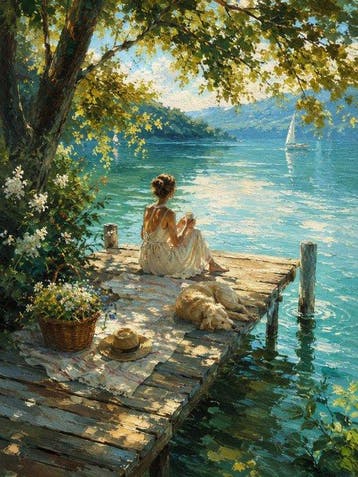 Shayer - A Summer Held Between Breaths - XL - 60x80cm - 1/1