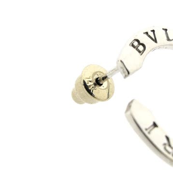 Witgouden oorbellen; BVLGARI lookalike, Ophalen of Verzenden, Gebruikt, Goud, Goud