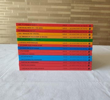 Tintin - Tintin T1 à T15 +T22 - Série en petit format, Nieuw
