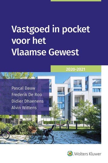 Vastgoed in pocket voor het Vlaamse Gewest 2020-2021, Verzenden, Zo goed als nieuw, Pascal Dauw