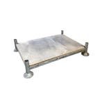 Stapelrek 1560x1190x310 mm inclusief voet, staal, gebruikt -, Ophalen of Verzenden, Gebruikt