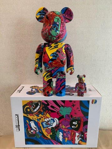 Medicom Toy - BE@RBRICK x QQ Tencent 400% & 100% set,